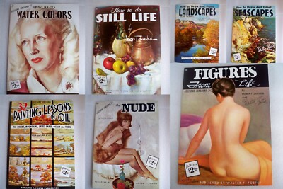 LIBRO DA COLLEZIONE BELLE ARTI WALTER T. FOSTER EDIZIONE ITALIANA