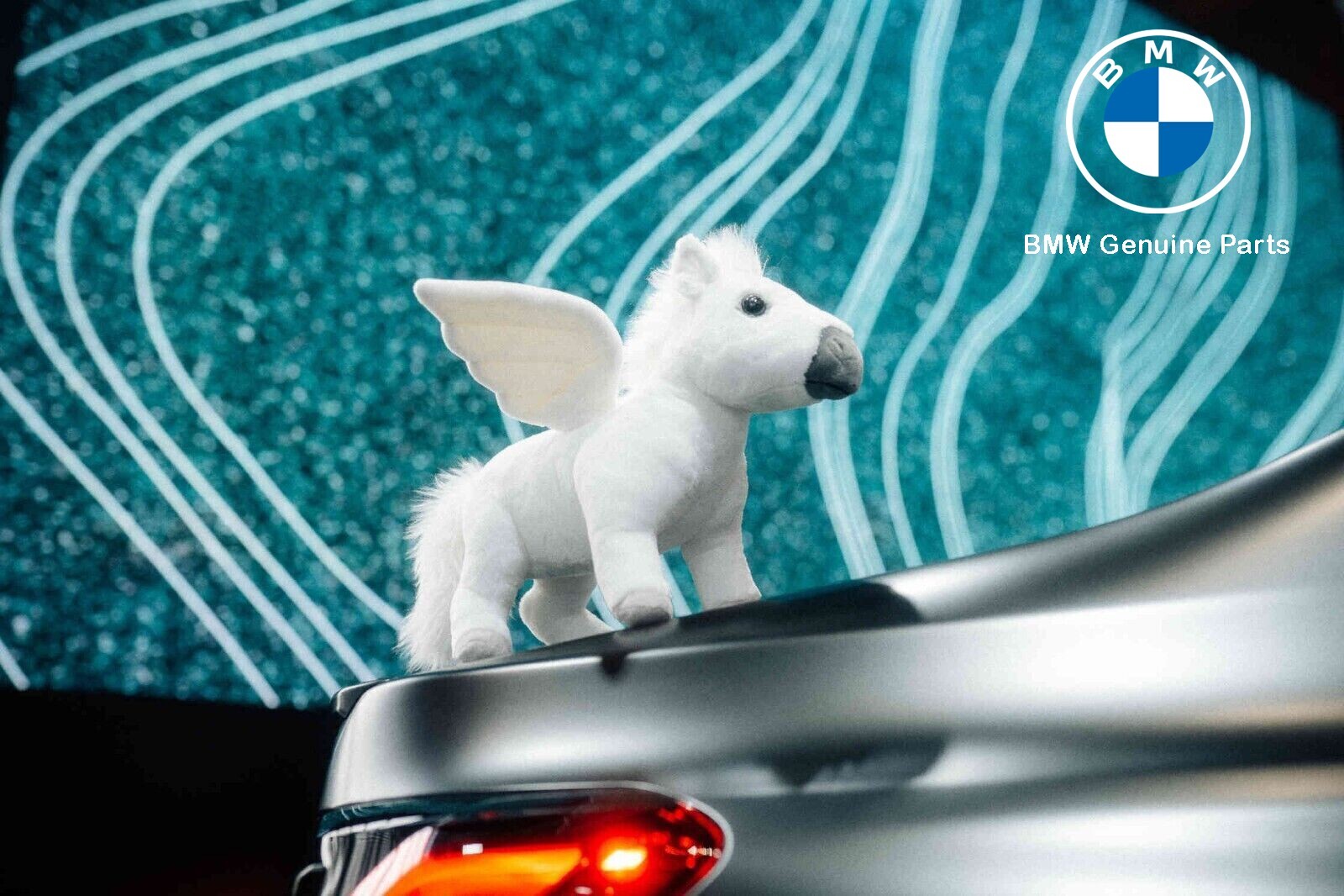 BMW - BMW peggyペガサス　 ぬいぐるみ　　新品未使用未開封 Genuine BMW Plush Soft Toy Peggy The Pegasus White Kids Doll