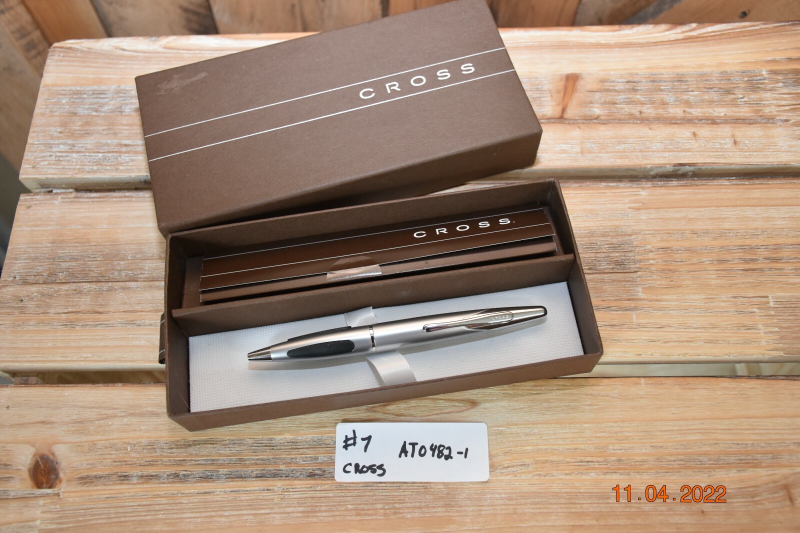 CROSS CHROME BALLPOINT PEN #AT0482-1 Stylo Billie | eBay