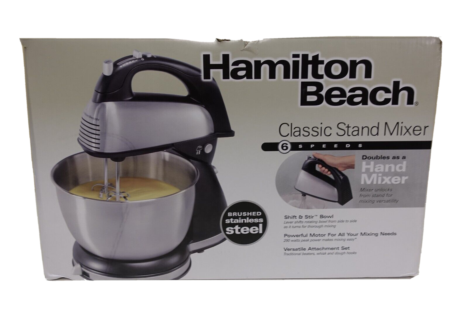Hamilton Beach 6 Speed Mixer Stand / hand