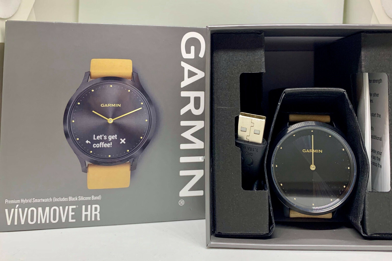 garmin vivomove hr onyx black