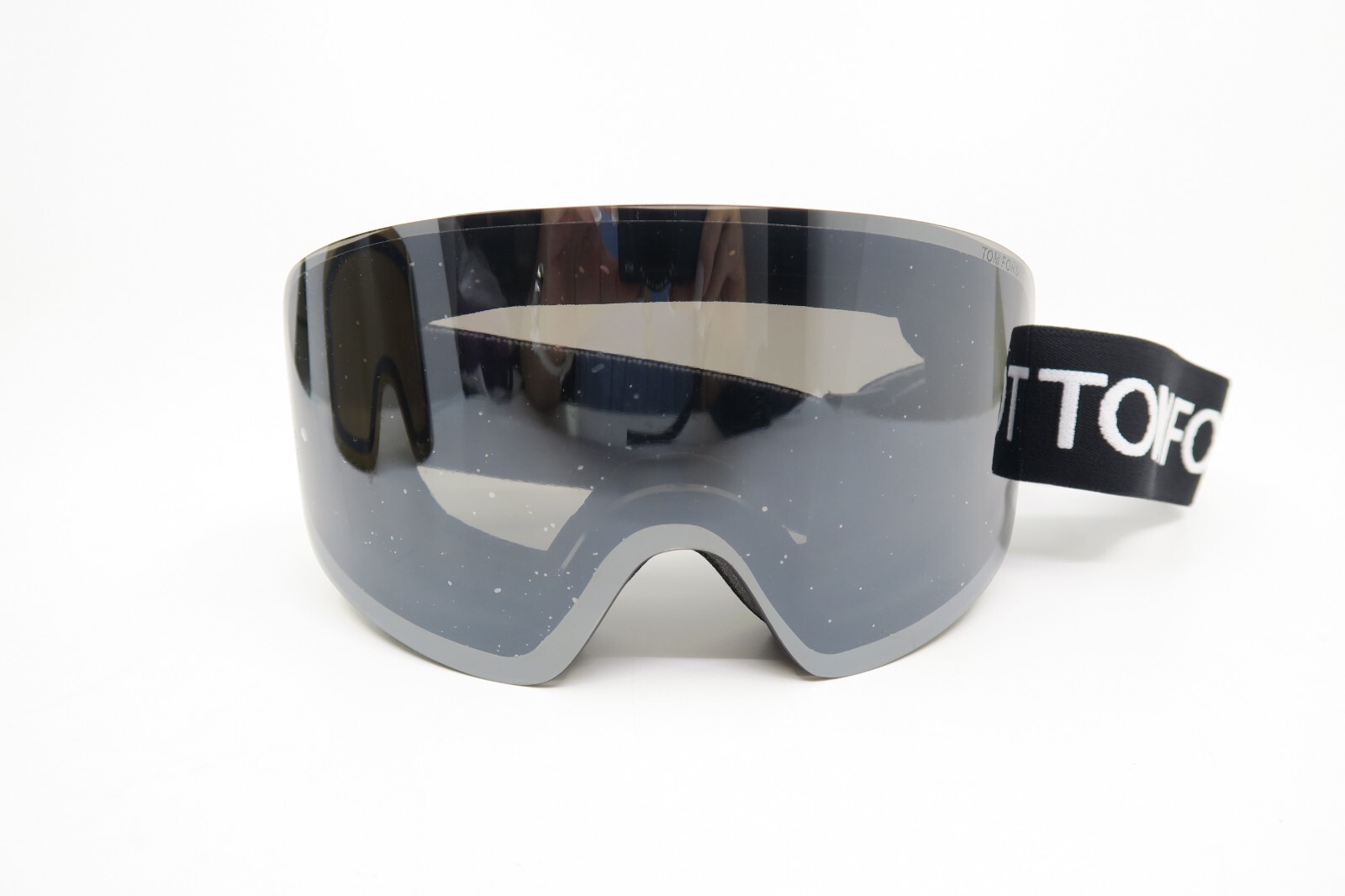 Pre-owned Tom Ford Tf1124 001c Ski Goggles Interchangeable Grey/bronze Photochromic Mask In Grey And Replacement Bronze.