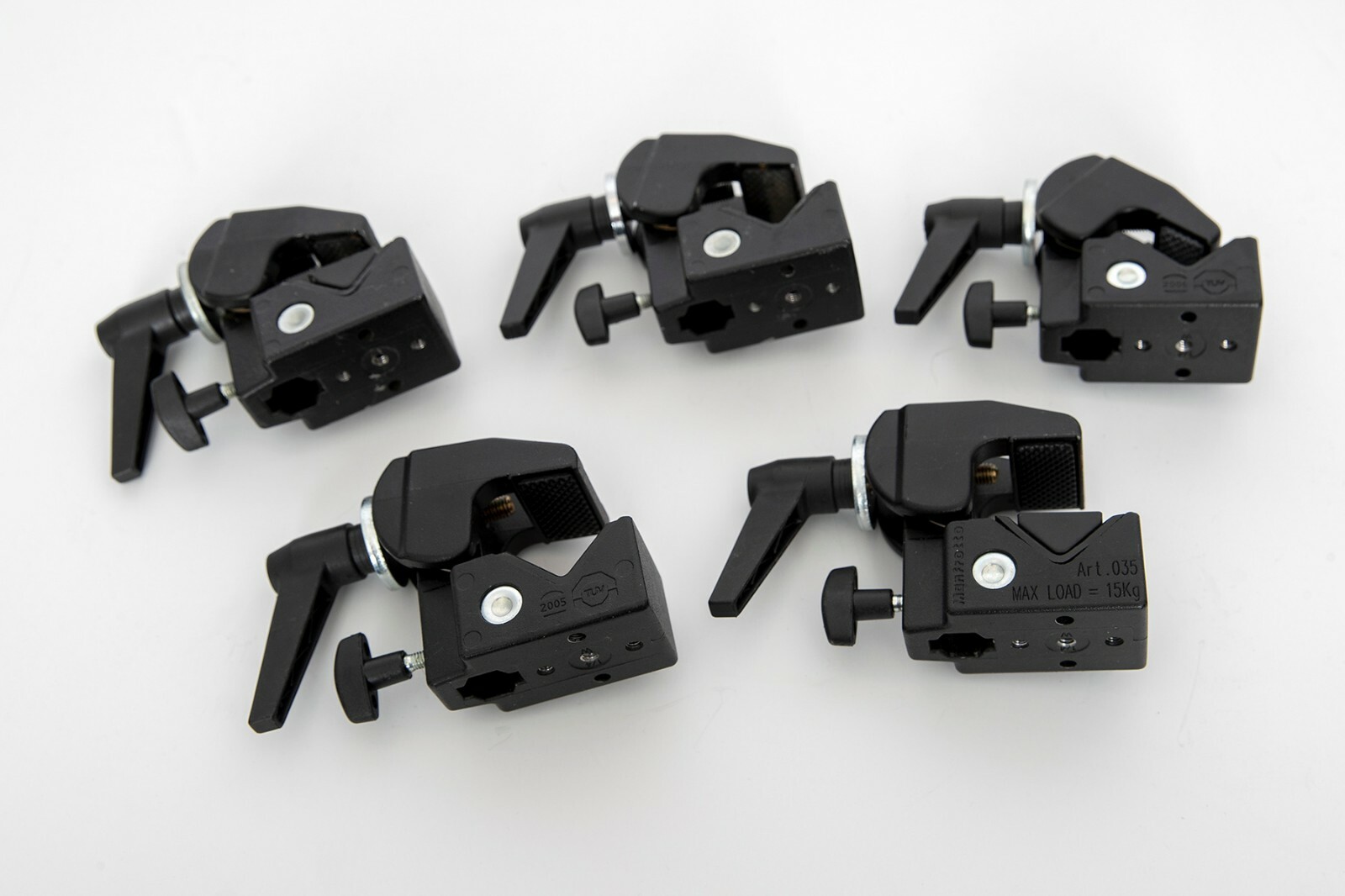 Manfrotto Art. 035 Super Clamp - set of 5 - used