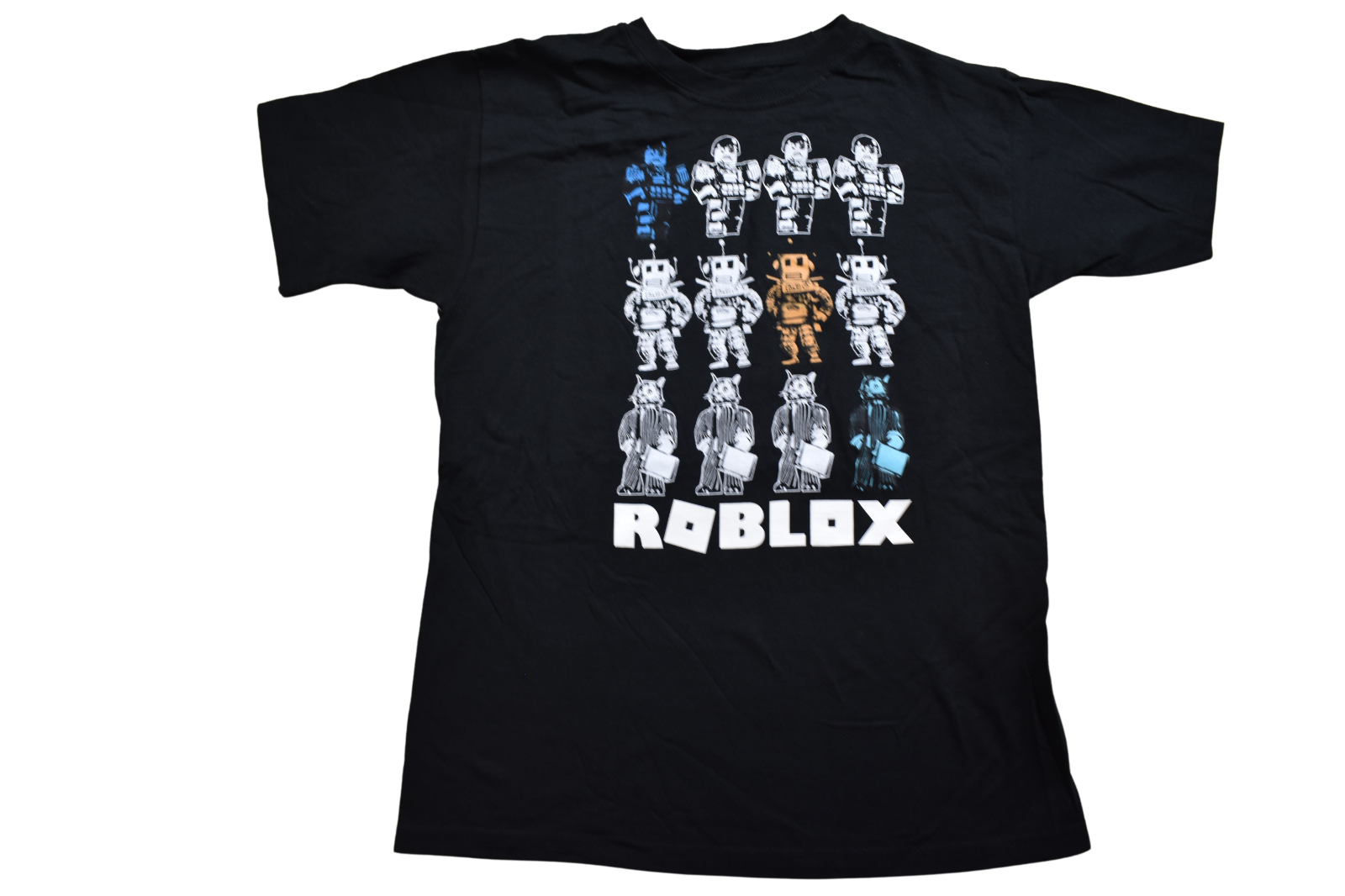 ⚡⚡⚡ Boys Black Roblox T-Shirt Size XL (s18) RN# 115665 - FREE SHIPPING ⚡⚡⚡