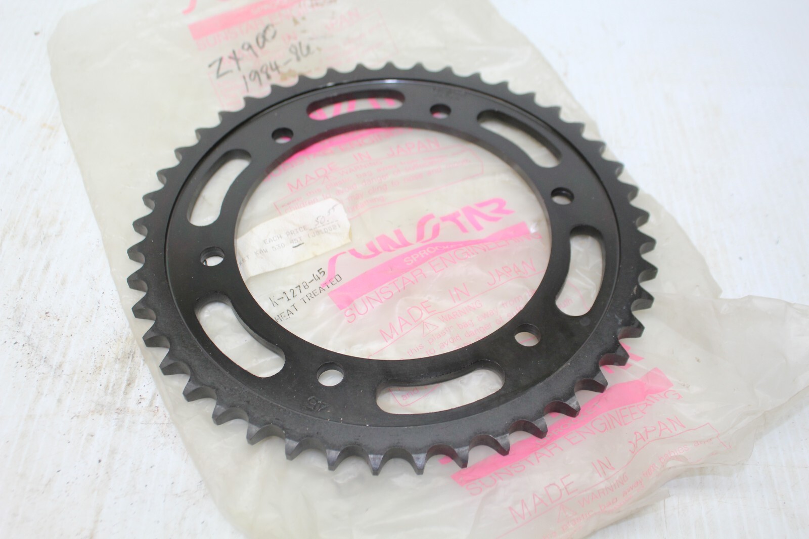yokunero　0203 Sunstar 45T Rear Wheel Sprocket Kawaski ZX900 Unused NOS | eBay