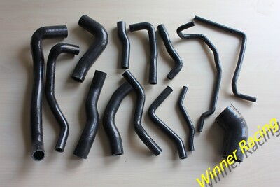 For  VW Golf MK6 GTI ; Scirocco MK3 TSI 2.0 TURBO 2008-2014 SILICONE HOSE Black