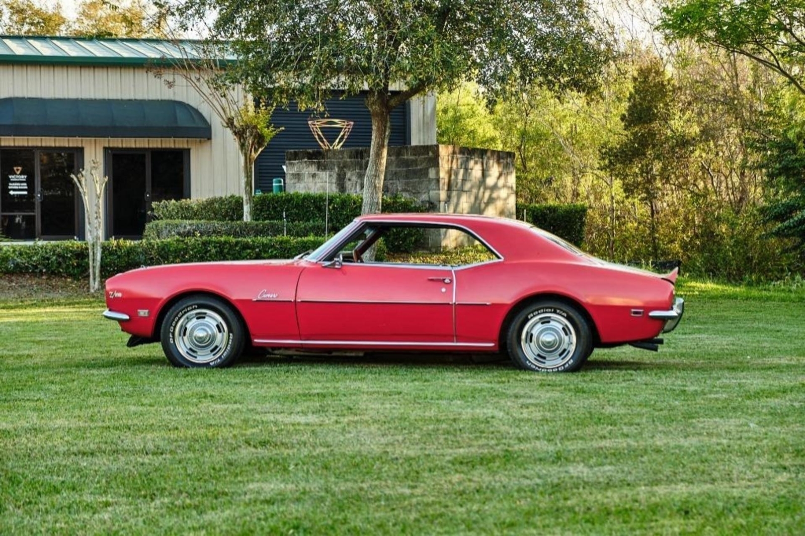 Owner 1968 Chevrolet Camaro Z28 Matching Numbers being restored Red