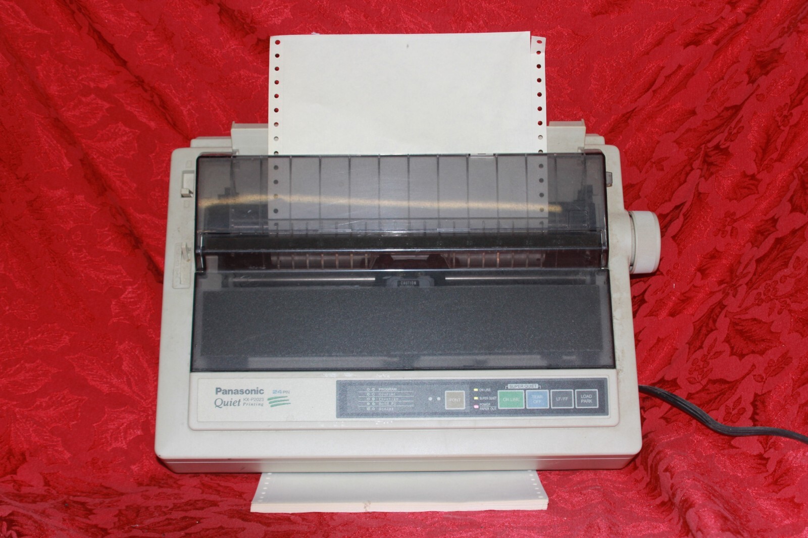 Panasonic KX P2023 24Pin Dot Matrix Quiet Printer Tractor Feed or Pla