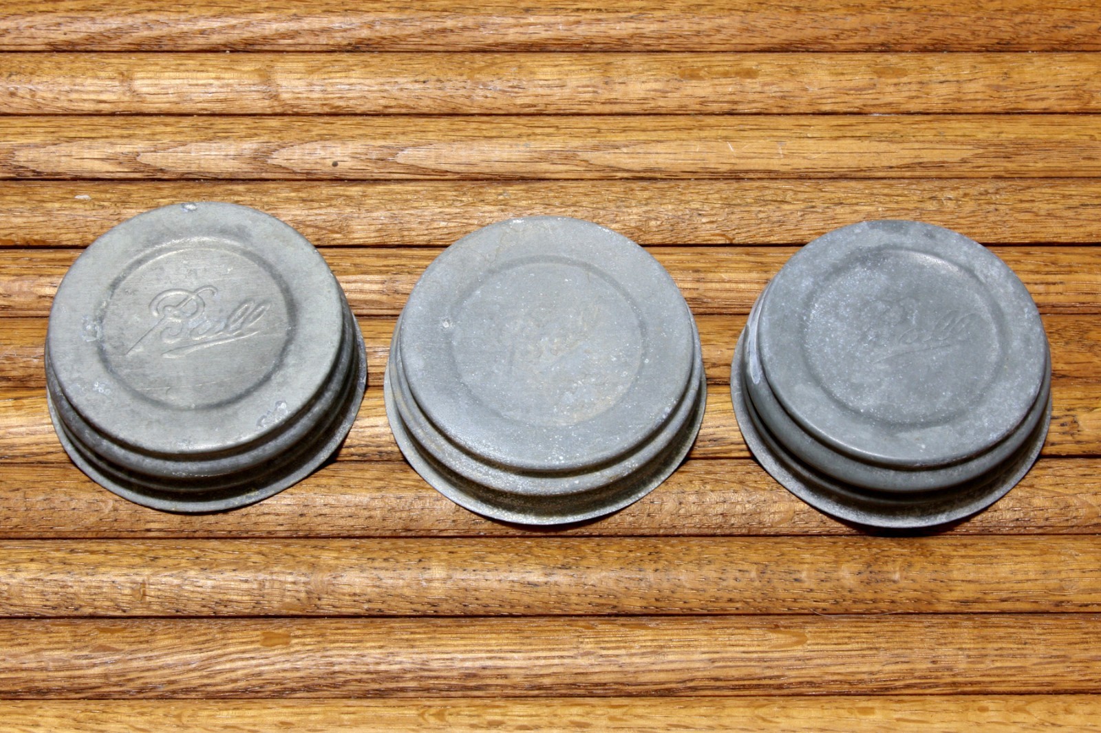 Vintage 1923-1933 Blue Ball Perfect Mason Jars 2Qt~1Qt~1Pt With Ball Zinc Lids