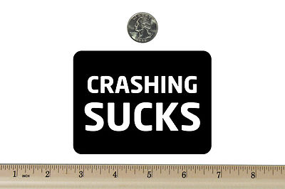 3 x 4 Biker Refrigerator Magnet Crashin' Sucks BM117 | eBay