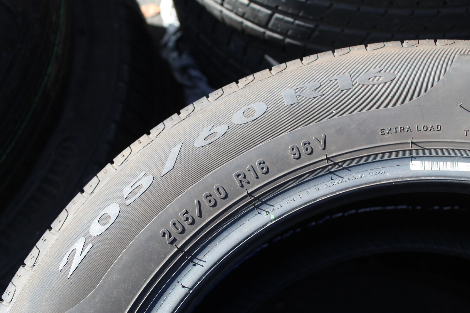205 60 16 Pirelli, Cinturato P7, XL, 96V, x1 Single Tyre 6.5mm (F1_tyres) L2906