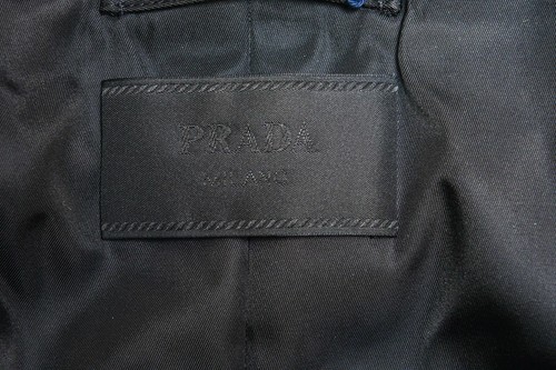 Pre-owned Prada Black Double Breasted Men's Basic Jacket Sz S M L