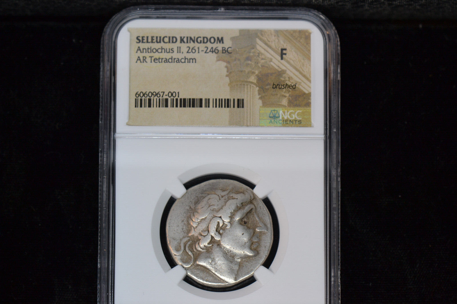【189】ANCIENT COSMOS 281-261 BC Greek Seleucid Empire Antiochus I Soter AR Silver