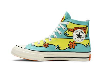 Pre-owned Converse Scooby-doo X Chuck 70 High 'the Mystery Machine' 169072c In Pool Blue/sulfur Spring/egret