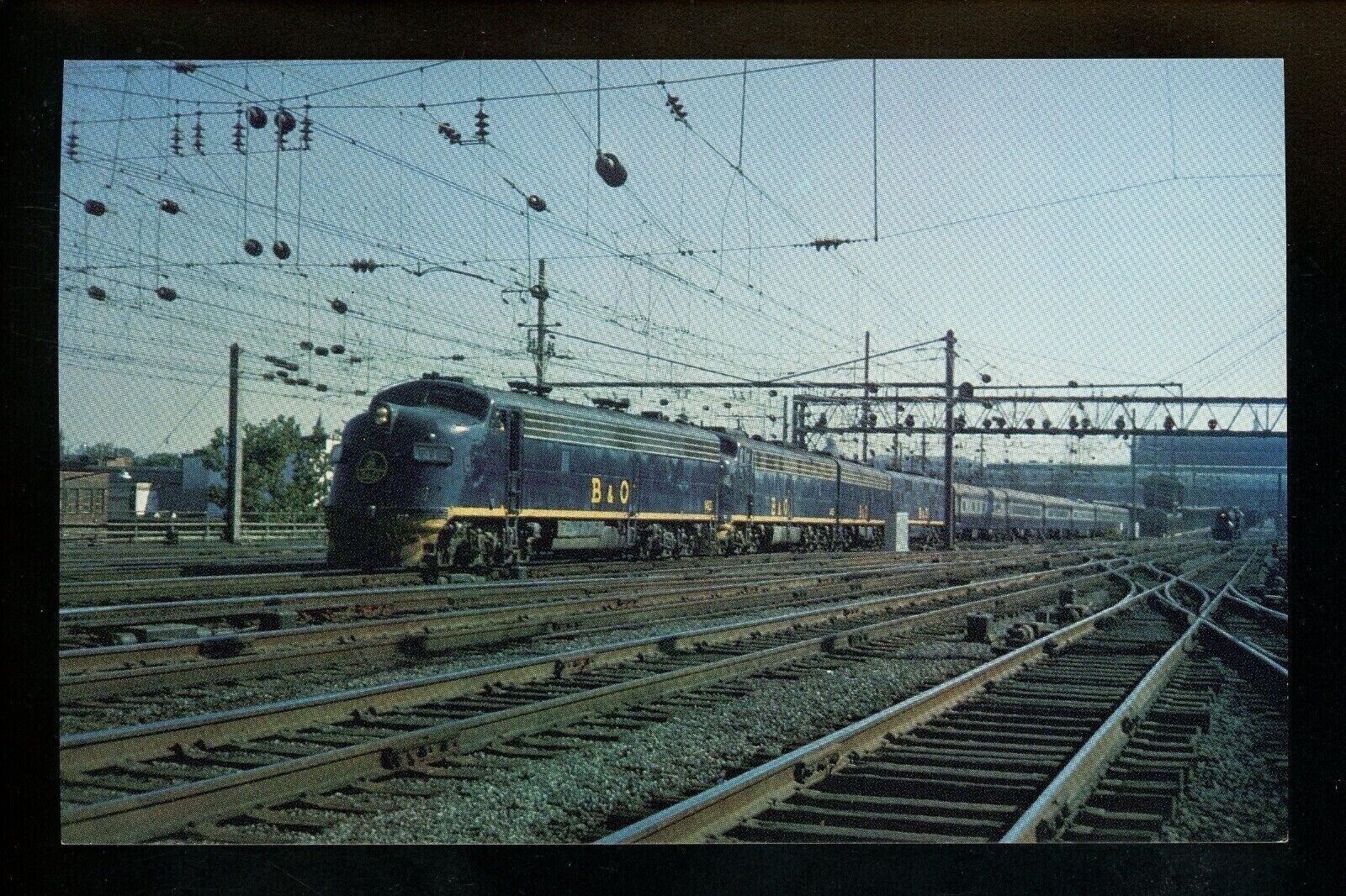 礼真琴　REACH　Blu-ray＆CD Train Railroad postcard AVD Baltimore Ohio #1413 Washington