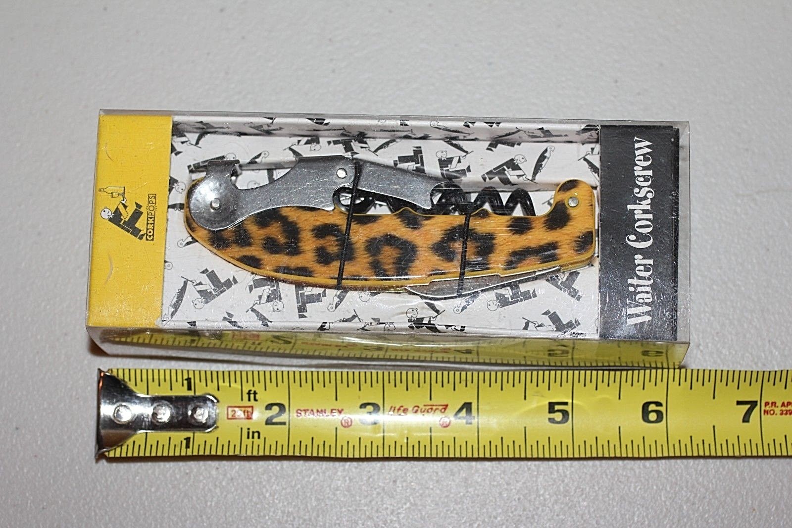 Leopard Spots Waiter Corkscrew with Box by Cork Pops    (Lot#1647)