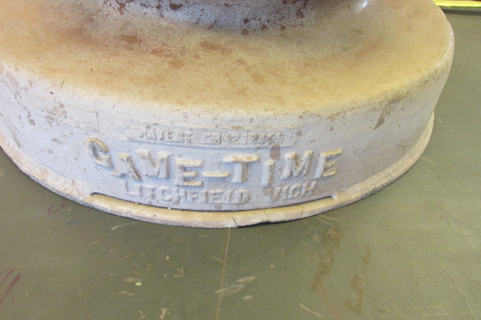 OLD WIZARD OF  OZ    SCARECROW  ,  GAME TIME PLAY GROUND  FINIAL LITCHFIELD MICH