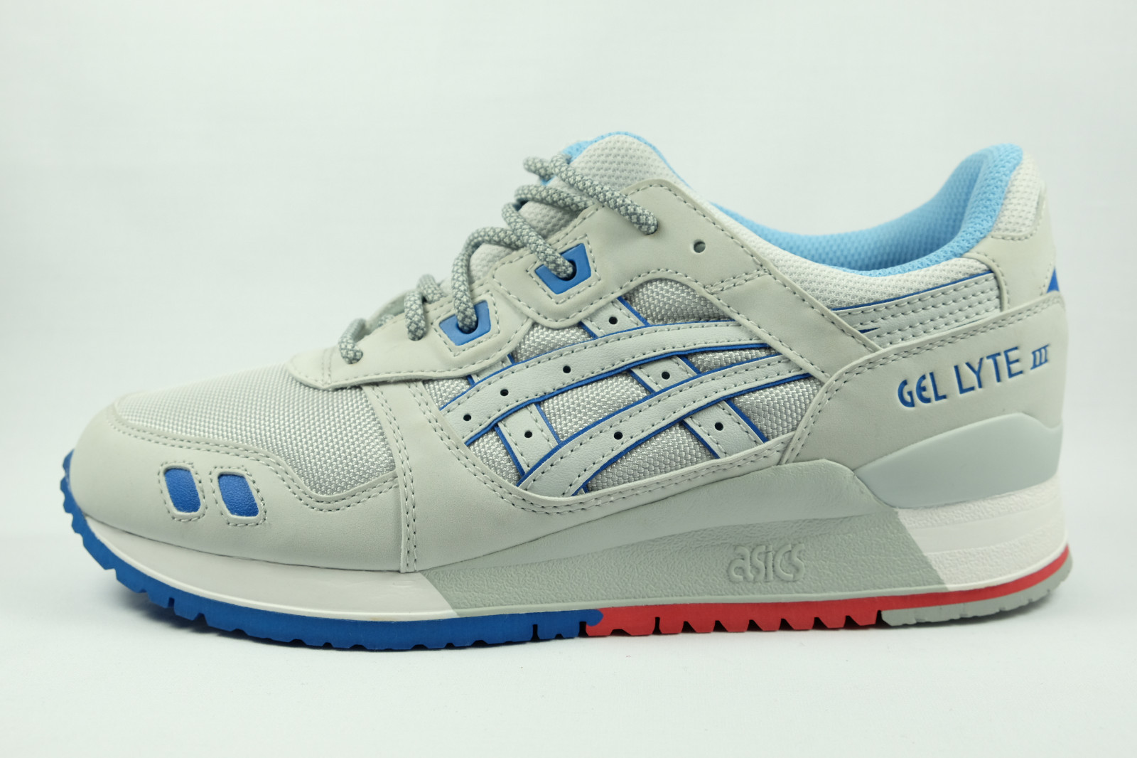 asics gel lyte iii blue red