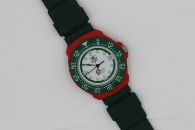 New Tag Heuer 384.513 Formula 1 F1 Midsize Mens Women Watch Green Red Kith White