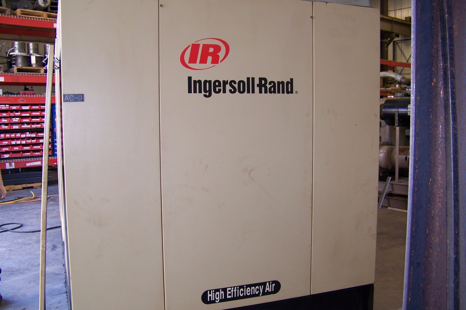 Ingersoll Rand 450hp. two stage 120 psi Rotary Screw Air compressor warranty