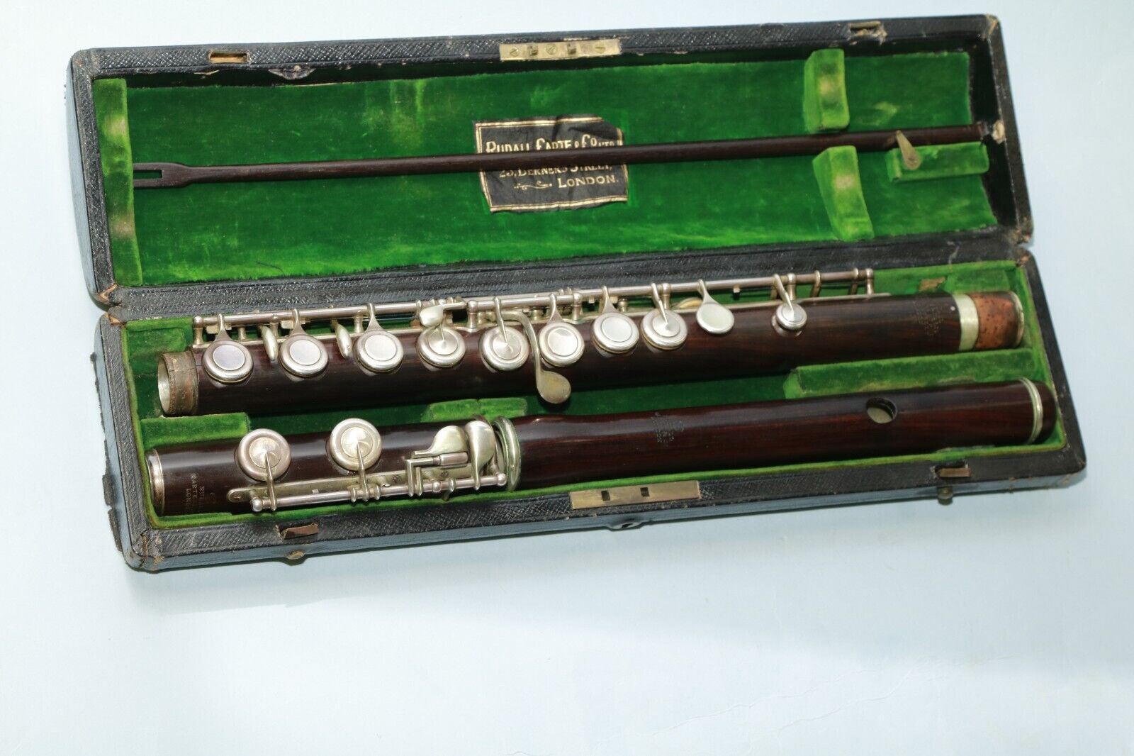 Vintage Rudall Carte wooden Boehm concert flute | eBay Vintage Rudall Carte wooden Boehm concert flute | eBay