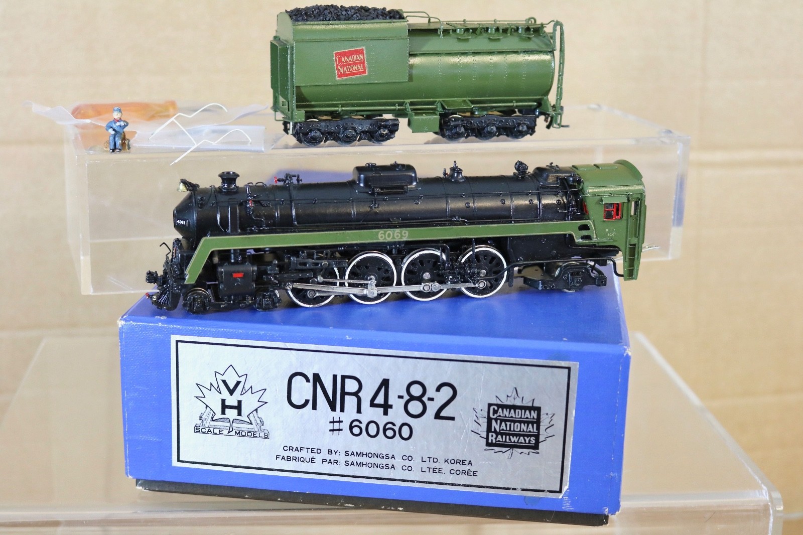 VH MODELS BRASS CANADIAN NATIONAL CNR 4-8-2 U1-F 6060 VH MODELS BRASS CANADIAN NATIONAL CNR 4-8-2 U1-F 6060