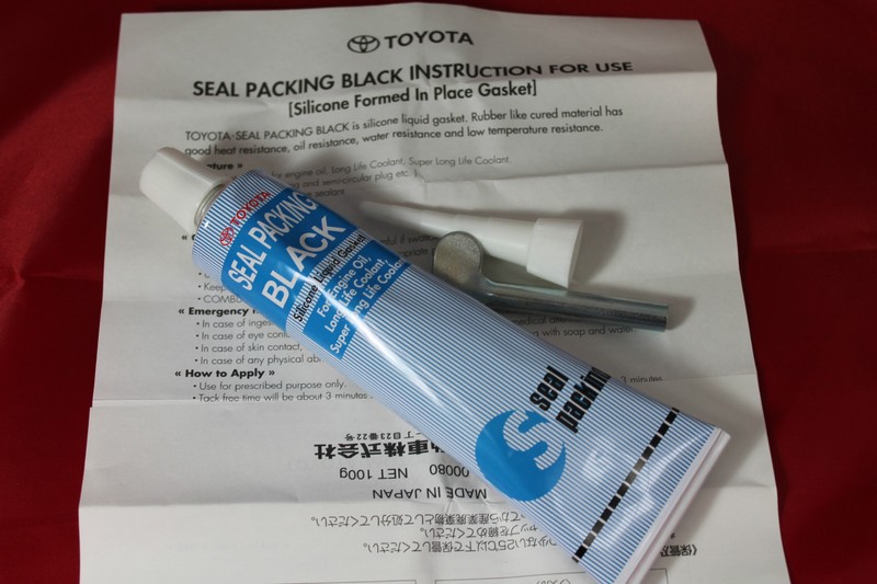 TOYOTA LIQUID GASKET SILICONE SEAL PACKING BLACK 100G ENGINE TYPE NEW
