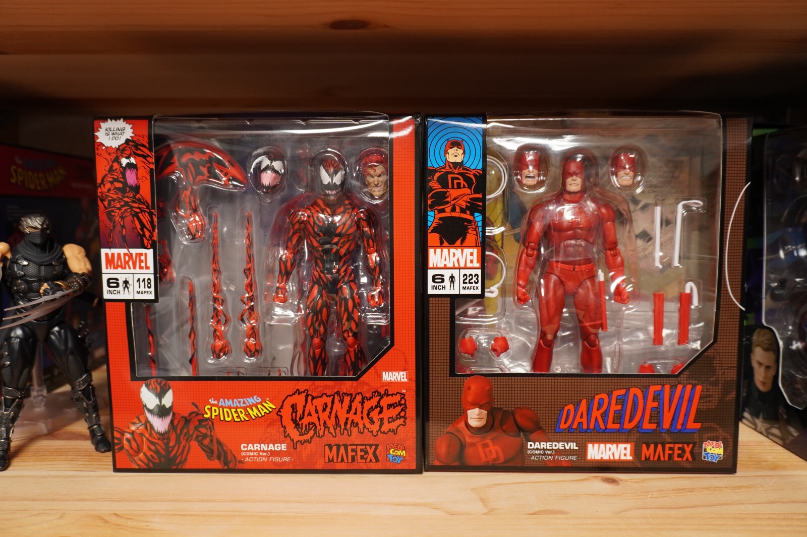 MAFEX No.118 カーネイジ(COMIC Ver.) Re-release MEDICOM TOY No.118 MAFEX CARNAGE COMIC Ver Venom