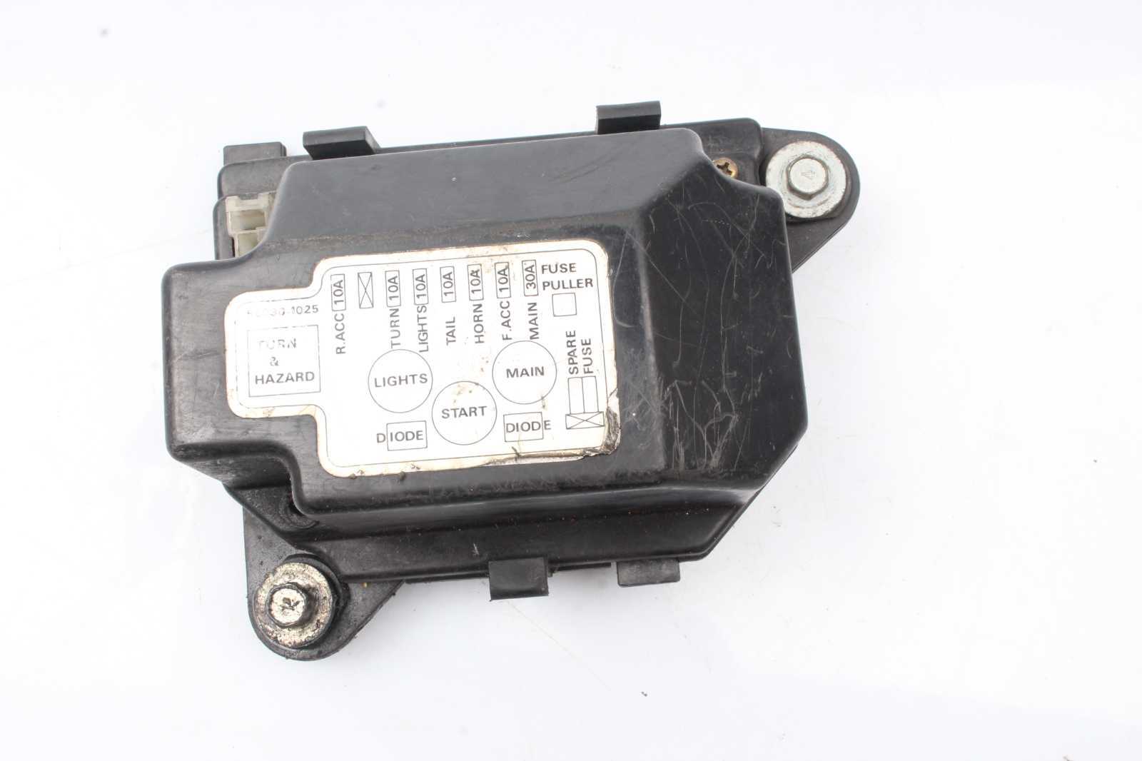 Fuse box fuse box Kawasaki GPZ 750 Unitrak ZX750A3 83-85 | eBay UK