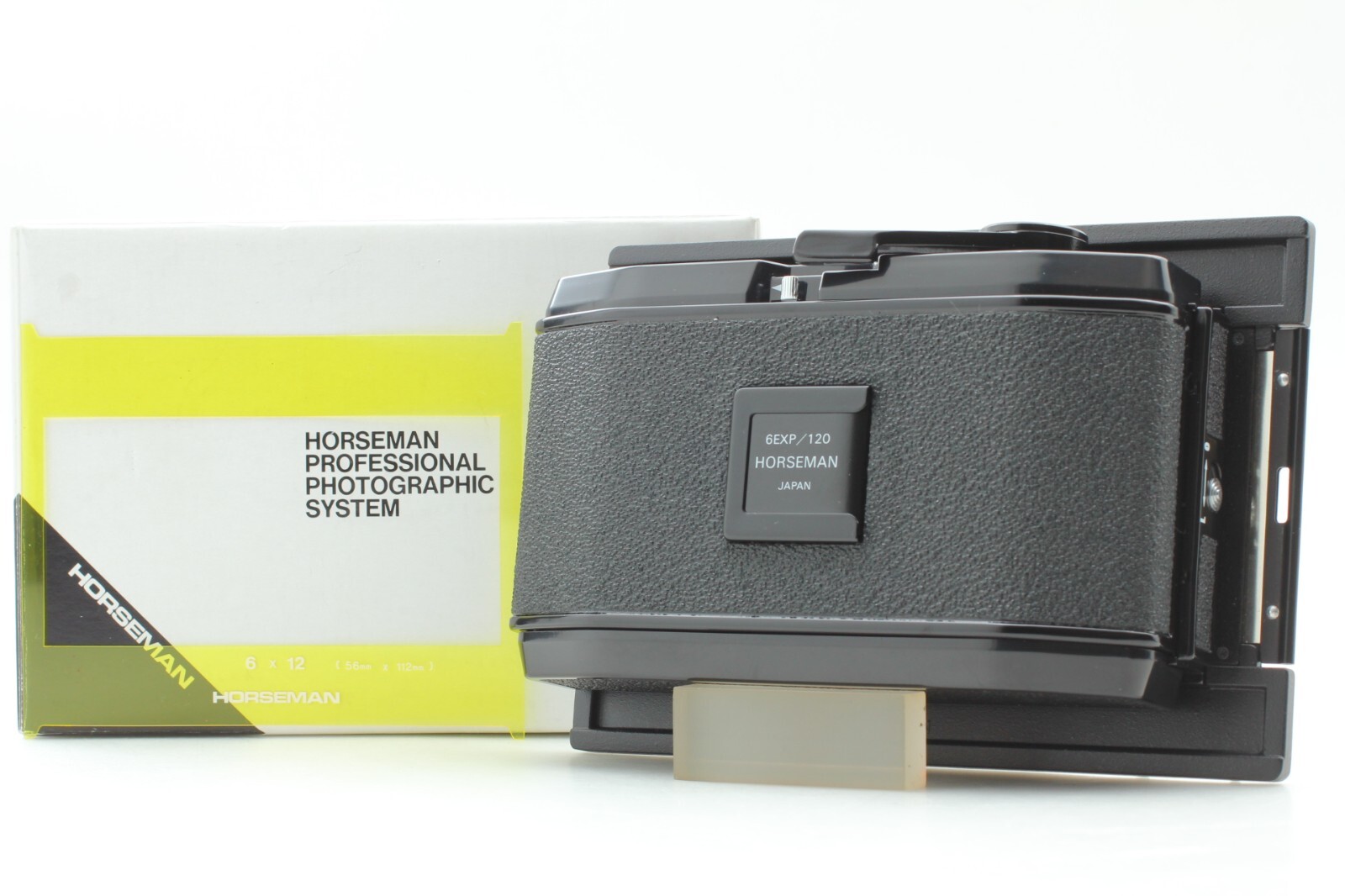 Type 612【TOP MINT w/Mask】 Horseman 6EXP 120 Roll Film Back Type 612【TOP MINT w/Mask】 Horseman 6EXP 120 Roll Film Back