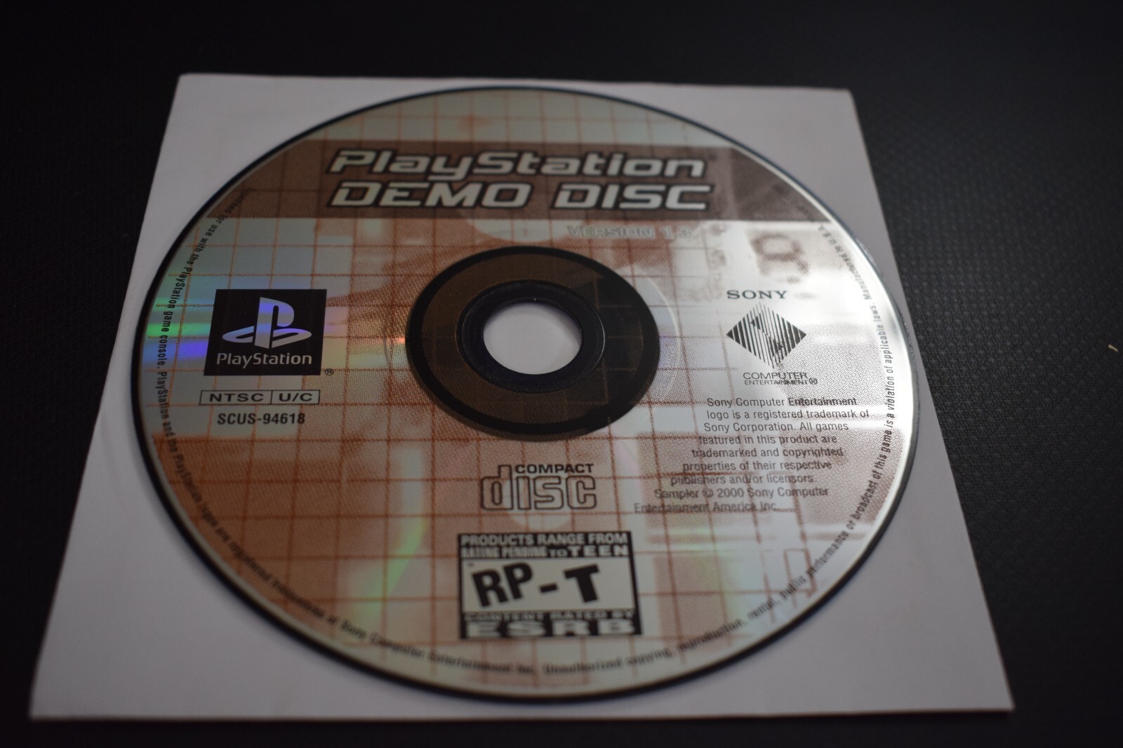 PlayStation Demo Disc- Get In The Zone Version 1.3