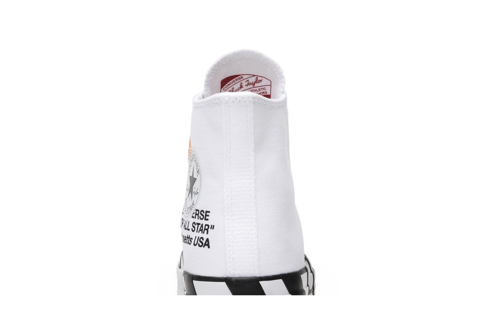 Pre-owned Converse Off-white X Chuck 70 'white' 163862c In White/black