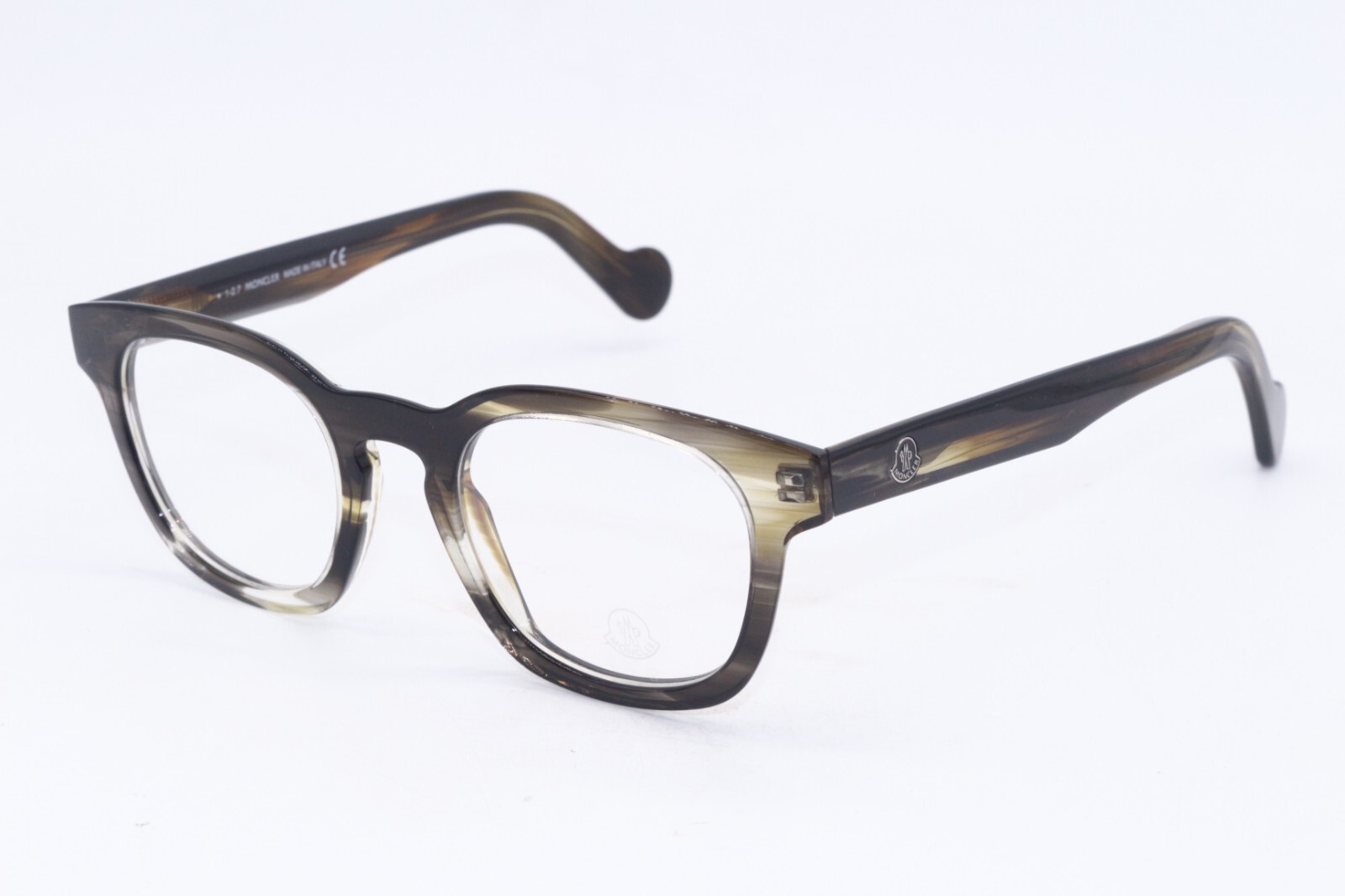 メガネ Moncler Eyeglass Frame ML5114D 001 Horn Asian Fit Brand New Authentic Moncler Eyeglasses ML 5198 060 54mm Horn
