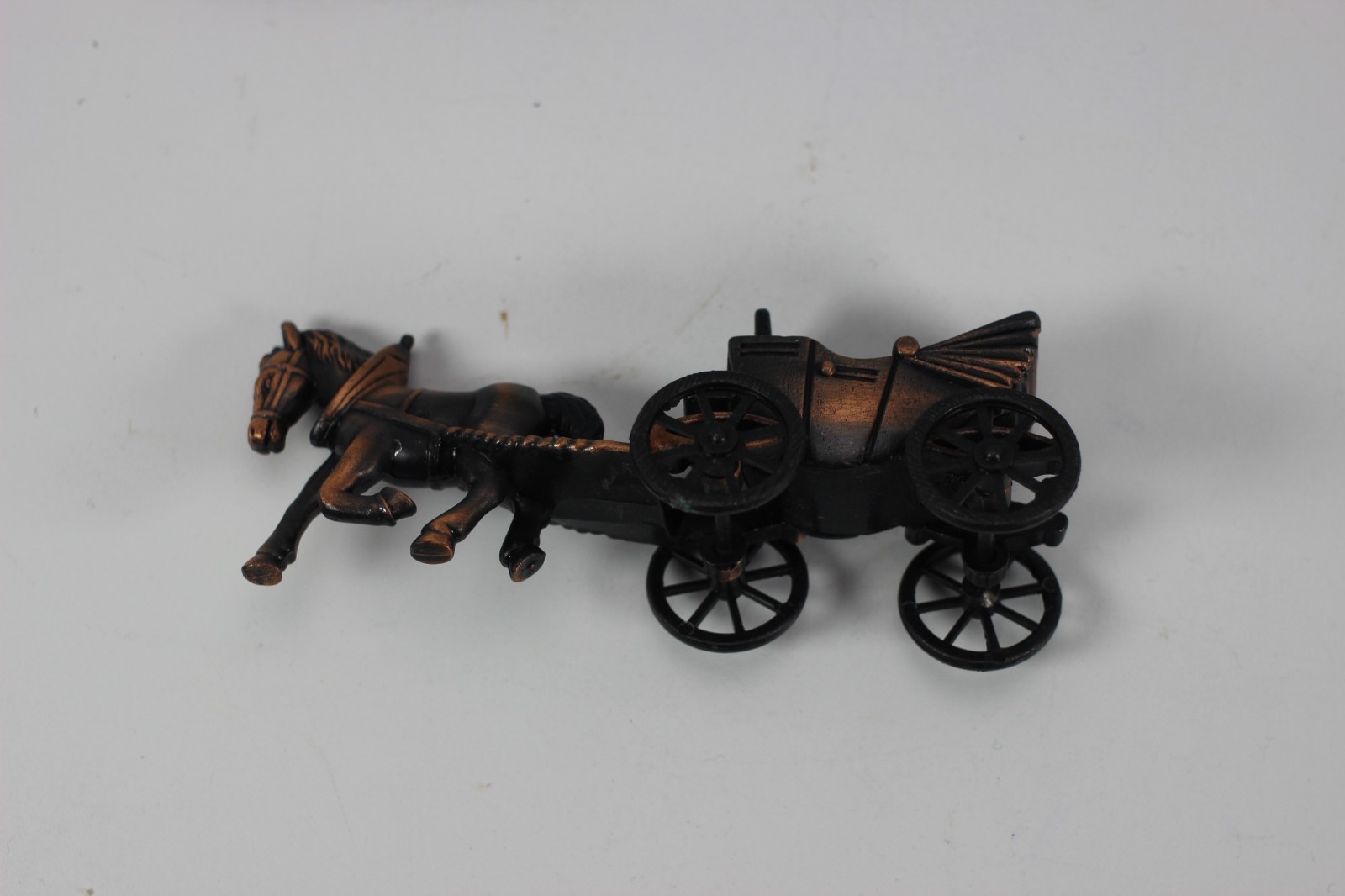 Vintage Antique Finish Horse & Carriage Die Cast Toy/Pencil Sharpener No. 9787