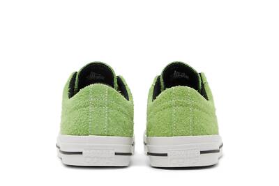Pre-owned Converse Stussy X One Star Pro Low '8 Ball' A03712c In Green Flash/white/black