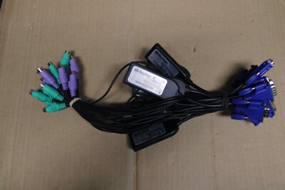 Lot of 9 Genuine Raritan KVM Switch Cables DCIM-PS2 , H-UKVMPY-AG , HKPY-0B3