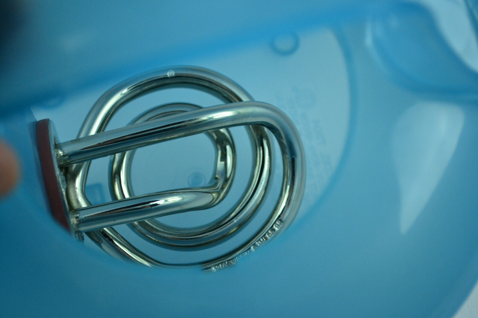 Vintage Toastess 1.7 Qt Electric Kettle, Translucent Blue, New