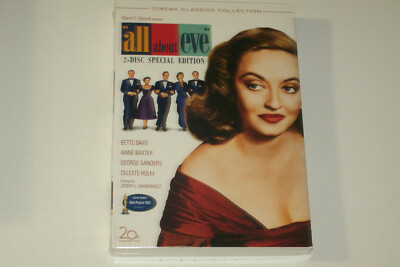 All About Eve: Cinema Classics (DVD, 1950 20th Century) Bette Davis-Brand New