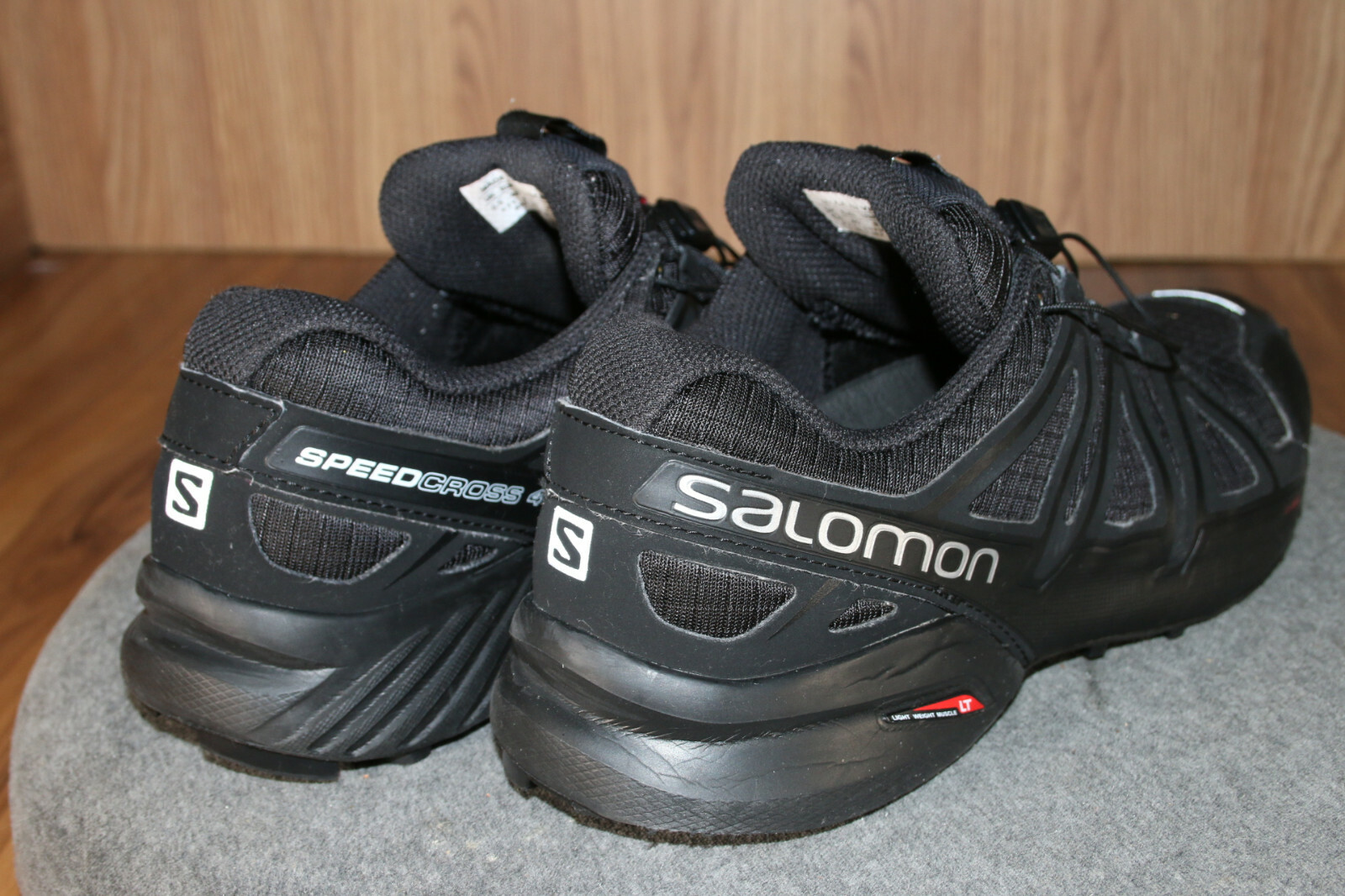 Salomon Speedcross 4 Contagrip Trail Running Shoes Light 187982 Black Size  W8,M6: купить с доставкой из США, цена 12 380 руб - (334153568174)