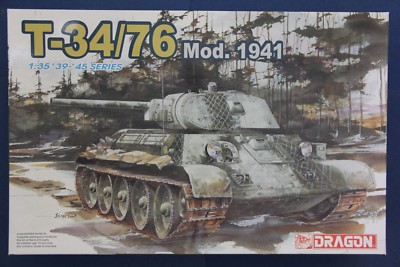 1/35 Dragon 6205: T-34/76 Mod.1941 Soviet Tank