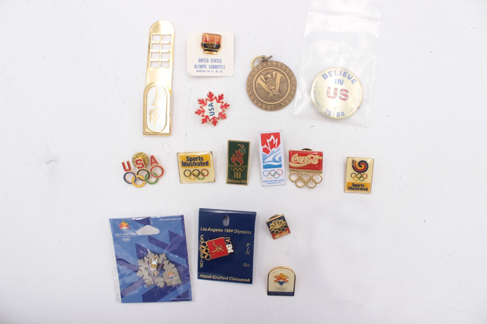 15) Vintage Misc Olympic Pins & Collectibles 1984-2002 | eBay