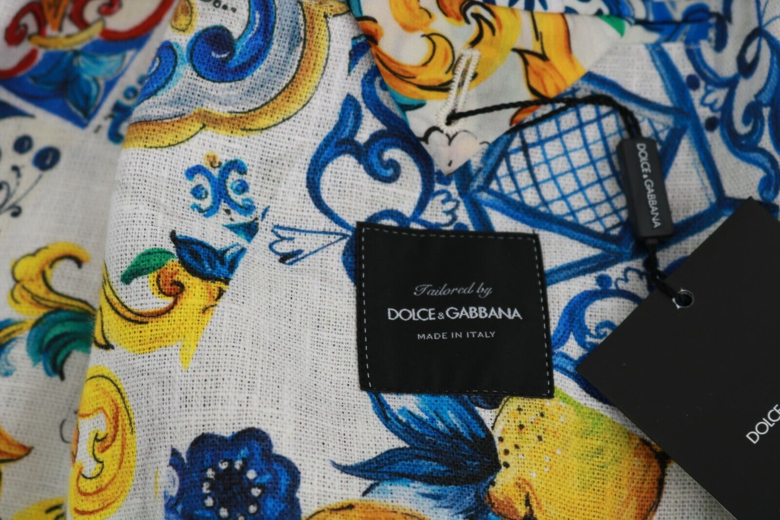 Pre-owned Dolce & Gabbana Jacket Coat Robe Majolica Brocade Linen It48 /us38 / M Rrp $3200 In Multicolor