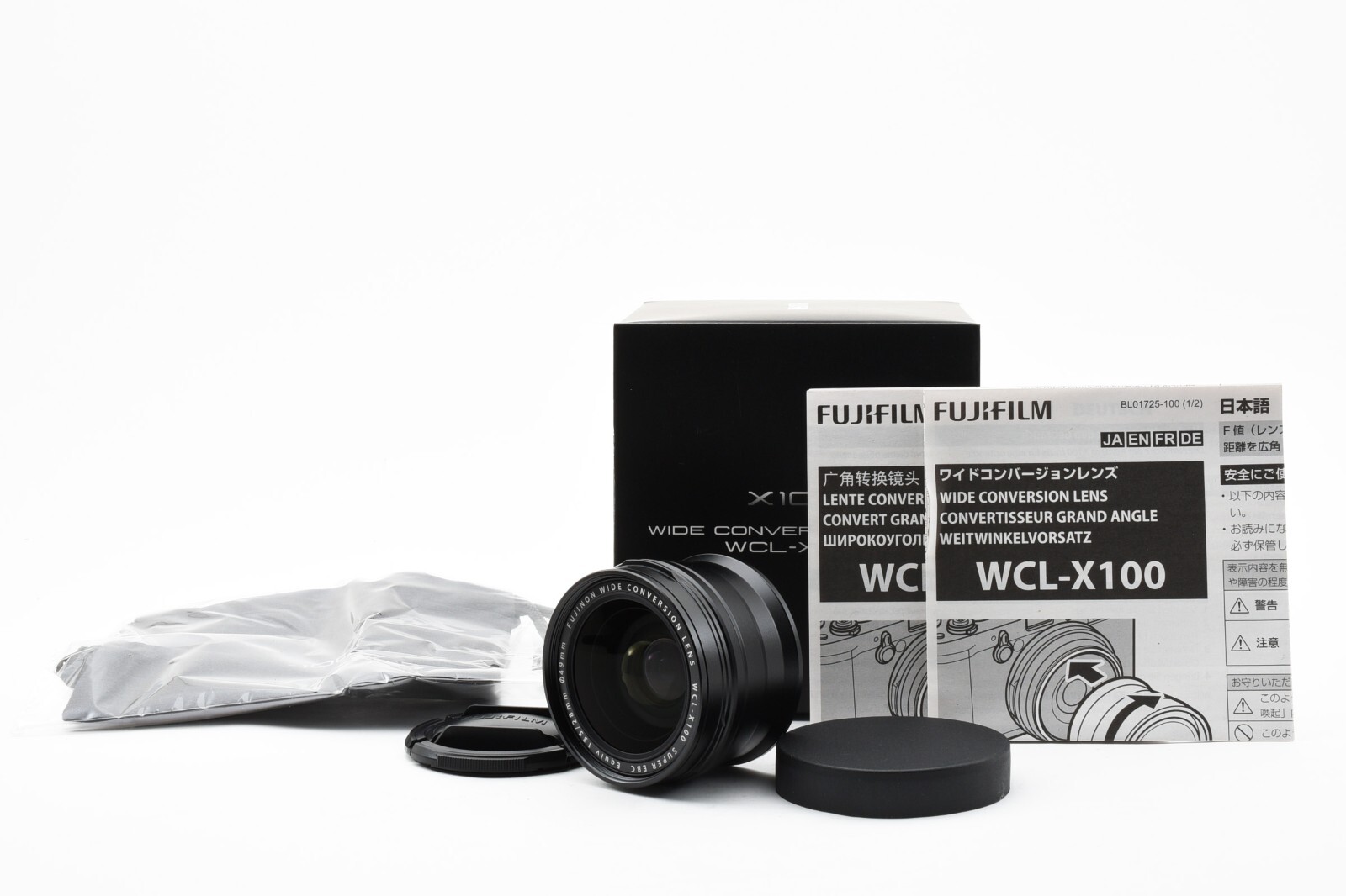 Fujifilm Conversion Lens WCL-X100 Black [Near Mint] From