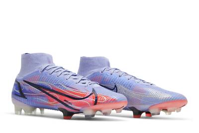 Pre-owned Nike Kylian Mbappé X Mercurial Superfly 8 Elite 'flames' Db2859-506 In Silver