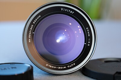 Vivitar Auto Wide Angle 20mm f/3.8  Minolta MD Mount - In Great Condition!