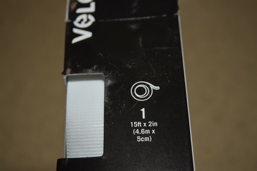 ^^ VELCRO BRAND INDUSTRIAL STRENGTH VELCRO 1 LB 15FT X 2IN NEW (B1)