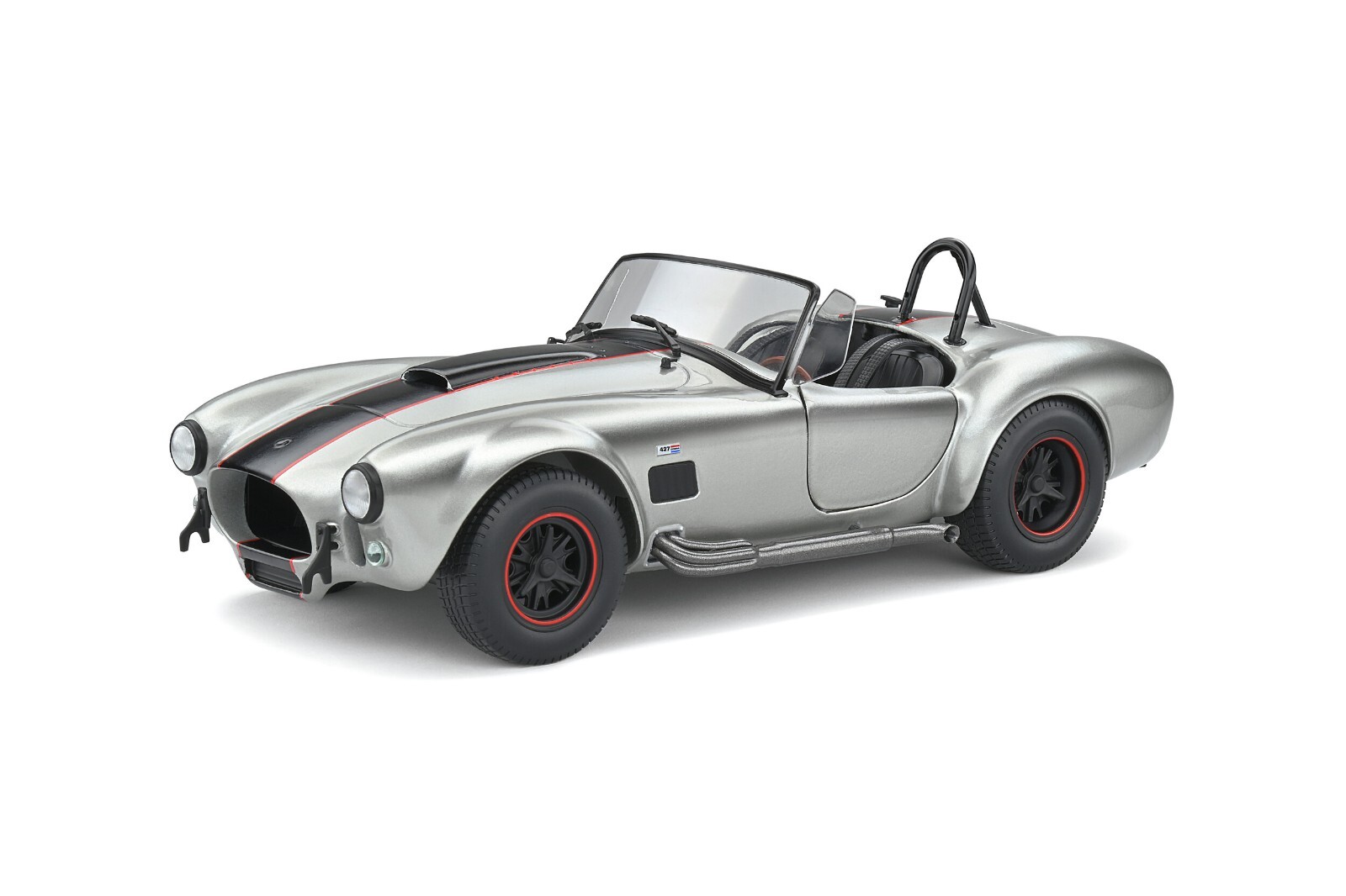 1965 AC SHELBY COBRA 427 MK II CUSTOM SILVER BLACK STRIPES 1 1965 AC SHELBY COBRA 427 MK II CUSTOM SILVER BLACK STRIPES 1