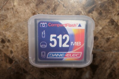 Dane-Elec 512MB Megabyte Compact Flash DVD Flash Memory