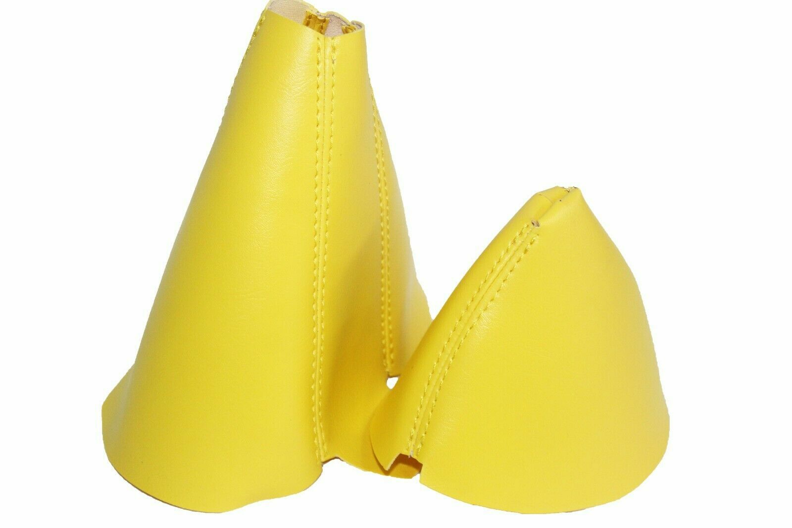 Yellow Vinyl Manual & E-Brake Boot SET For 90-96 Nissan