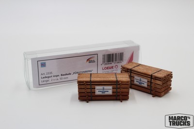 Loewe Cargo impregnated timber HO 2x 50mm No. 2335 1:87 /LW277 